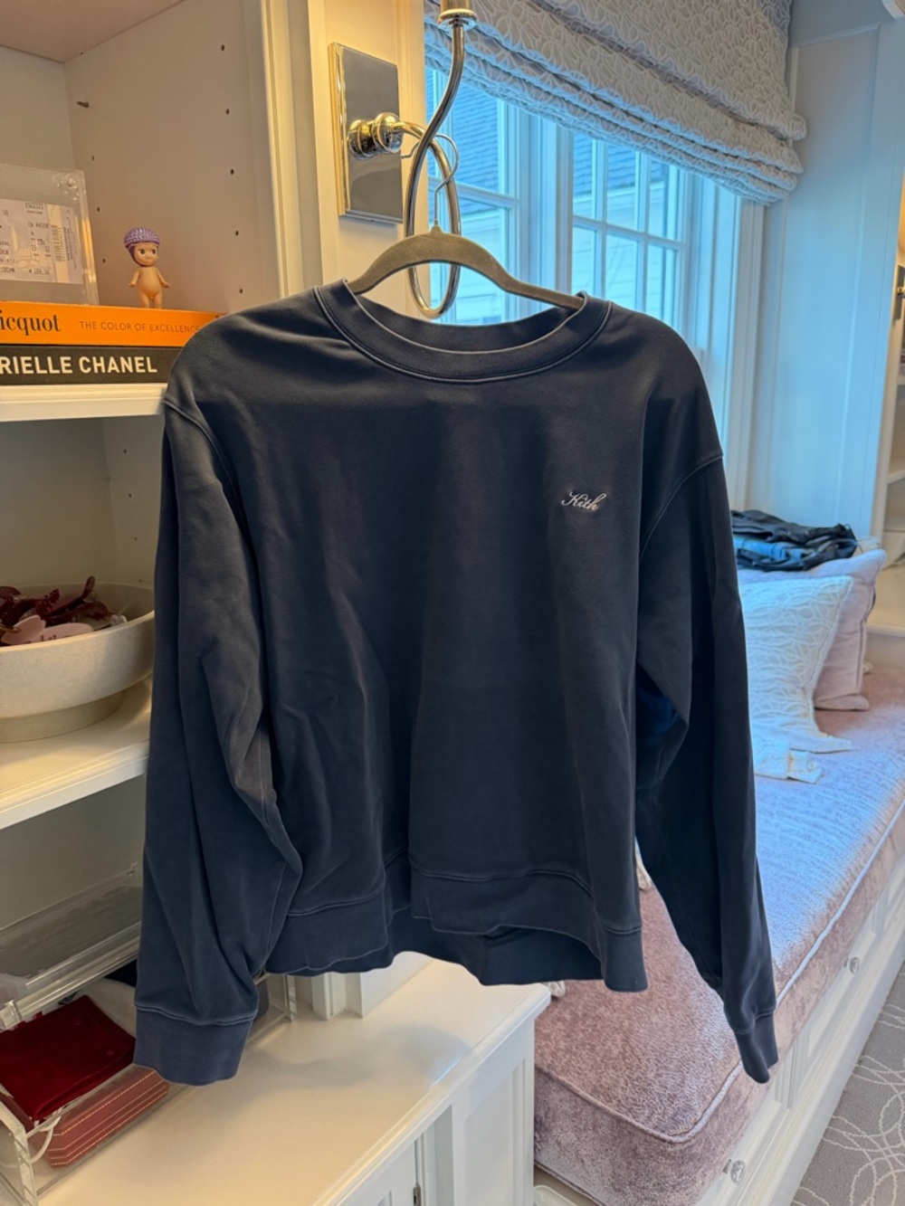 Kith Navy Crewneck Sweatshirt